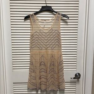 Sheer Beaded Free People Slip